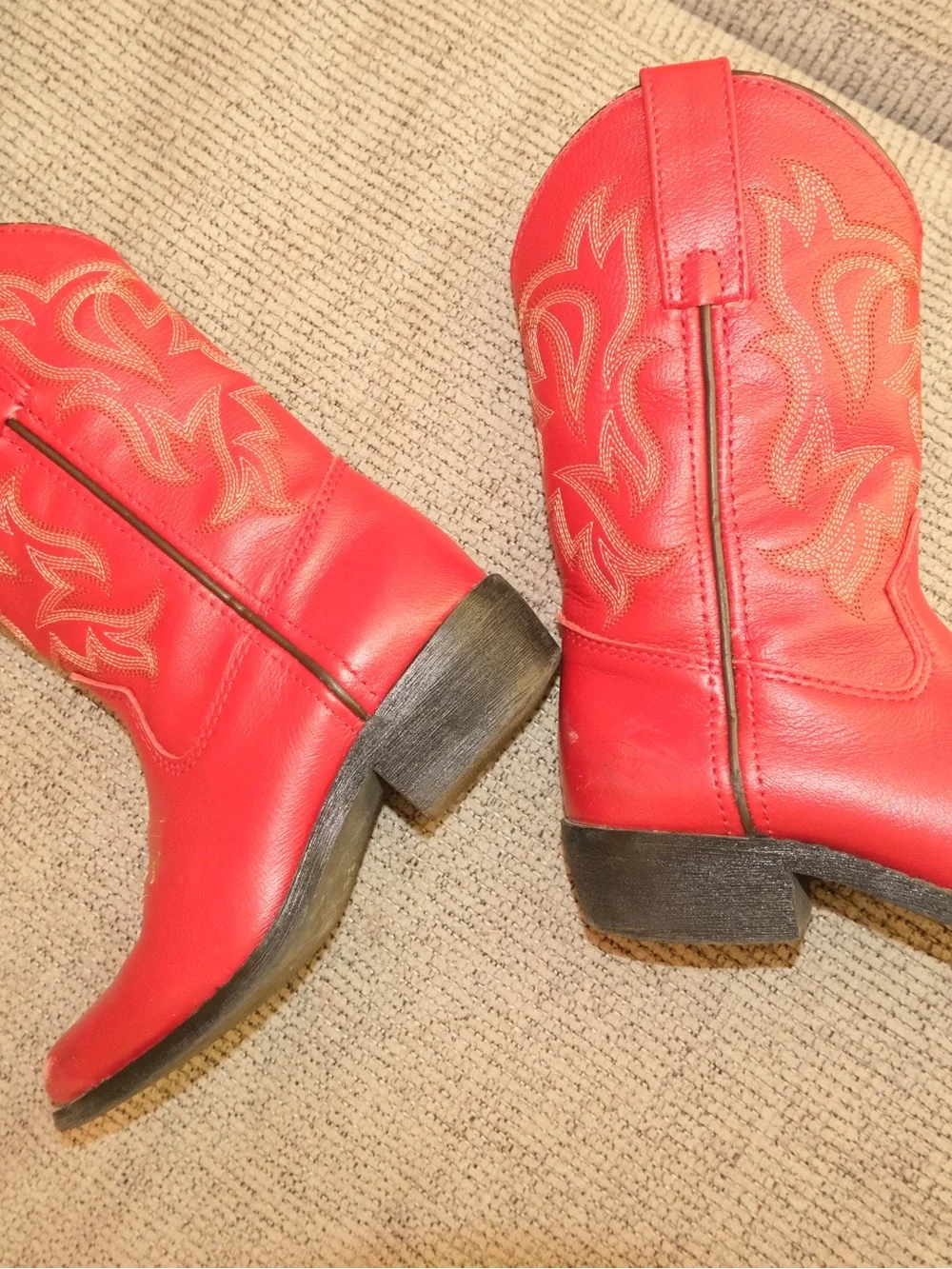 Girls Shyanne Red Western Boots